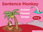 Action sentence Monkey