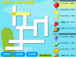 Fruits Crossword puzzle