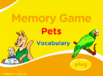 Pets Memory