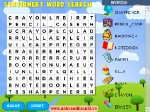 School Supplies Word Search