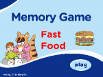 Fast Food Memory