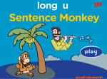 Long 'u' silent 'e', Vowel digraphs, Sentence